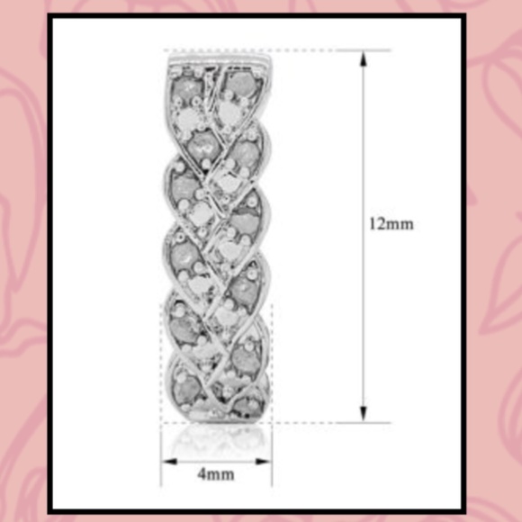 1/4 Carat Diamond Earrings - Picture 3 of 3